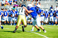 Clayton High School host a football scrimmage