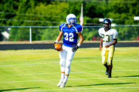 Clayton High School host a football scrimmage