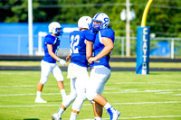 Clayton High School host a football scrimmage