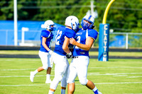 Clayton High School host a football scrimmage