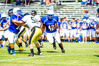Clayton High School host a football scrimmage