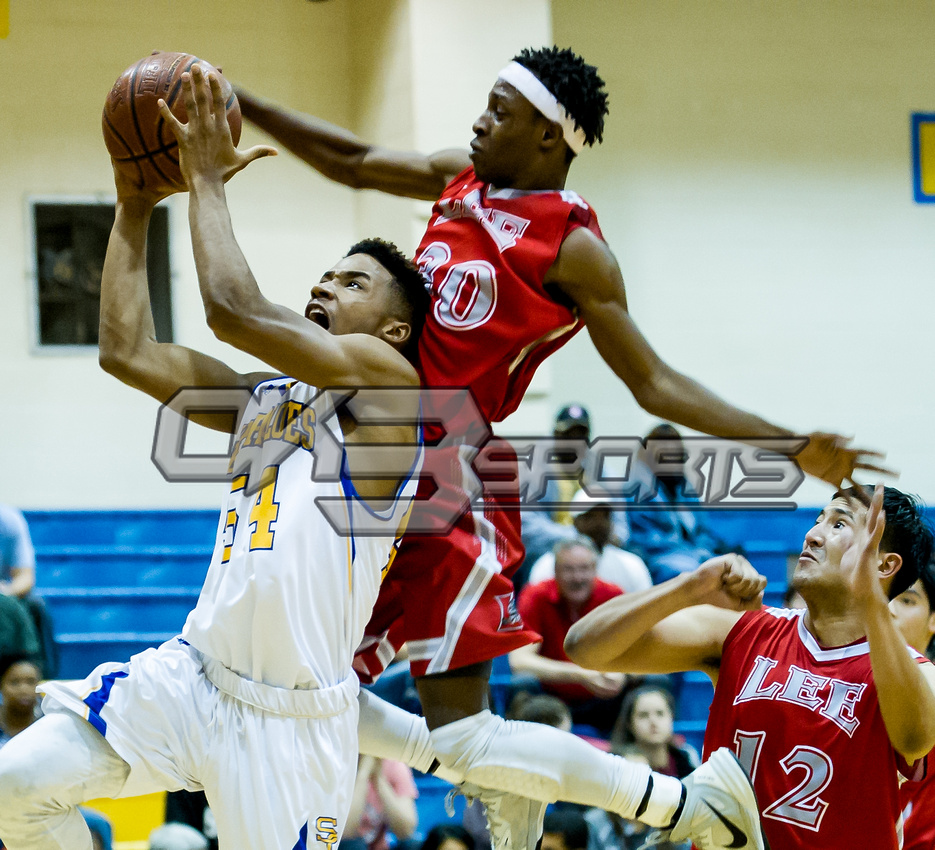 Olen C. Kelley III's coverage of the Samuel Clemens vs Lee boys basketball game