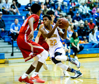 Olen C. Kelley III's coverage of the Samuel Clemens vs Lee boys basketball game