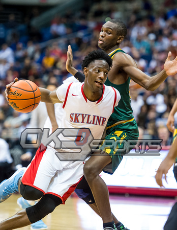 OK3Sports coverage of the Conference 6A State Semifinal 2017 UIL Boys Basketball State Tournament game featuring The Cypress Falls vs The Skyline Raiders