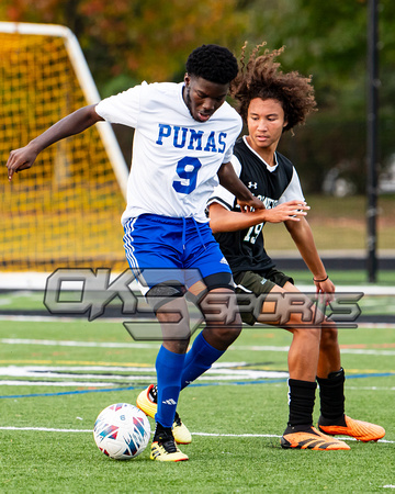 OK3Sports coverage of the high school boys soccer game featuring Wise Pumas and the Flowers Jaguars