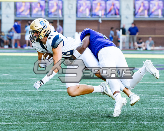 OK3Sports coverage of the high school football game featuring Our Lady of Good Counsel Falcons and the Gonzaga Eagles