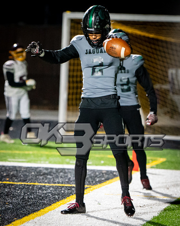 OK3Sports coverage of the high school football MPSSAA-4A playoff game featuring the Flowers Jaguars and the Bladensburg Mustangs