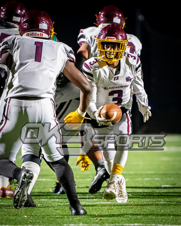 OK3Sports coverage of the high school football MPSSAA-4A playoff game featuring the Flowers Jaguars and the Bladensburg Mustangs